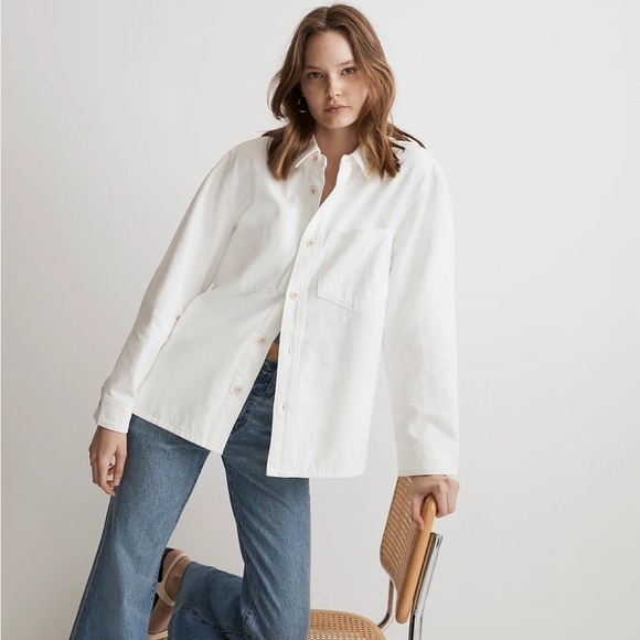 Madewell Denim Chore Jacket tile white - Picture 1 of 8